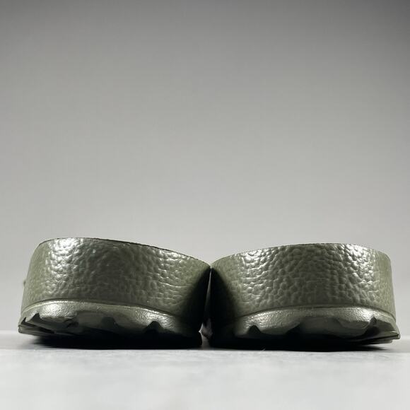 Mens 8 Womens 10 Birkenstock Madrid Essentials Green Slip On Slide Casual Sandal - Picture 3 of 8